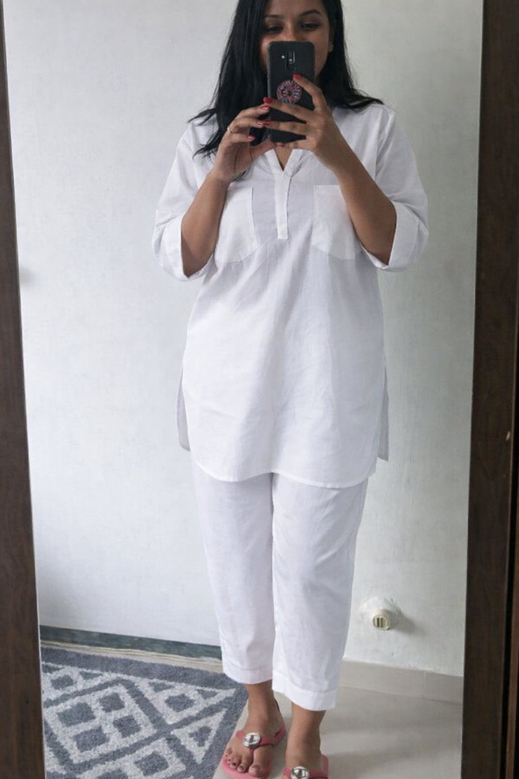 The Everyday Co-Ord in Cloud White