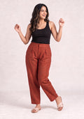 The Everyday Trouser in Terracotta Rust