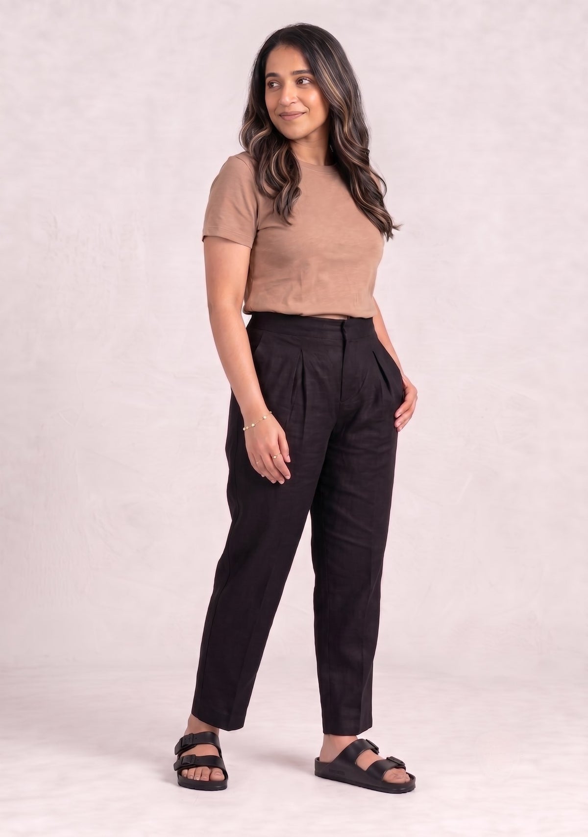 The Everyday Trouser in Midnight Black