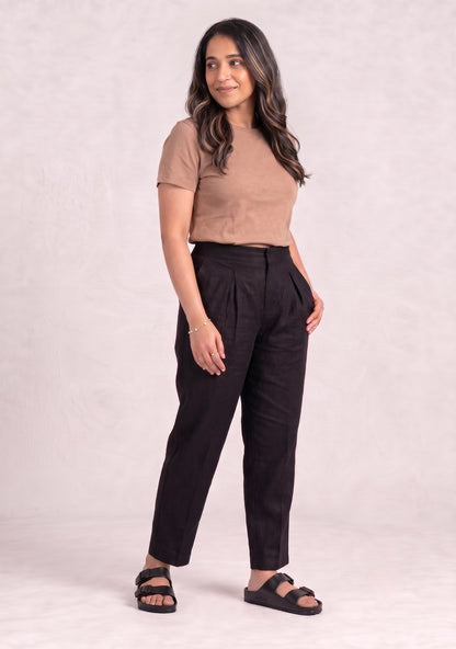 The Everyday Trouser in Midnight Black