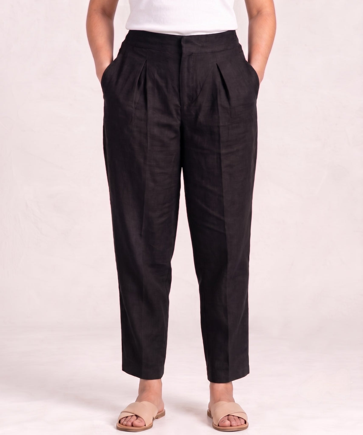 The Everyday Trouser in Midnight Black