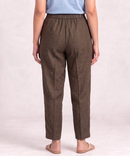 The Everyday Trouser in Mocha Brown