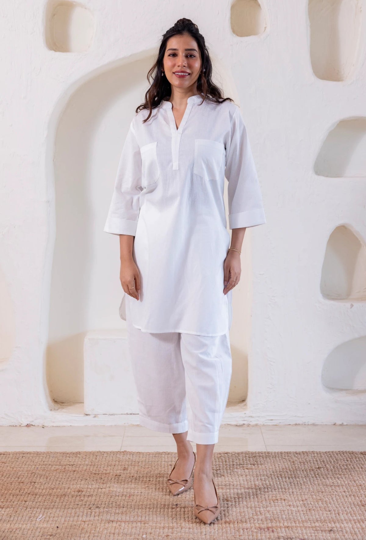 The All-Day Co-ord in Cloud White